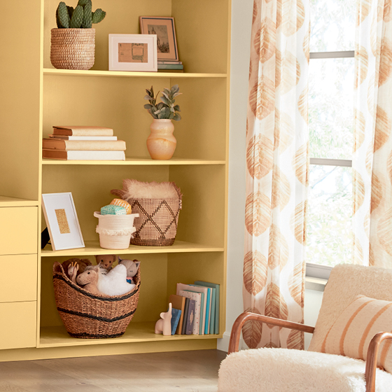 oats and honey bookshelf