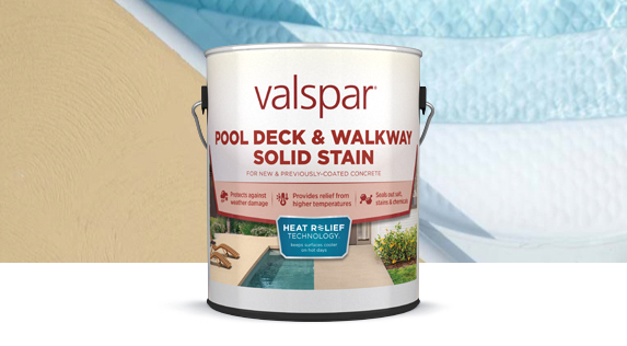 Valspar® Pool Deck & Walkway with HEAT RELIEF TECHNOLOGY™