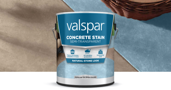 valspar concrete stain