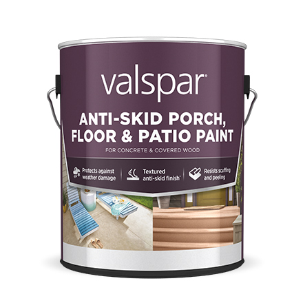 VALSPAR® PORCH, FLOOR & PATIO ANTI-SKID LATEX PAINT